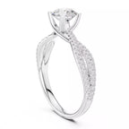 Crossover Split Shank Ring - Round