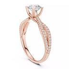 Crossover Split Shank Ring - Round
