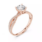 Crossover Split Shank Ring - Round