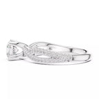 Crossover Split Shank Ring - Round