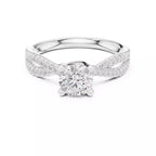 Crossover Split Shank Ring - Round