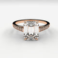 Minimal Cathedral Ring - Emerald