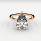 Classic Solitaire Ring - Pear