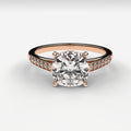 Minimal Cathedral Ring - Cushion