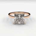 Classic Solitaire Ring - Princess