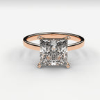 Classic Solitaire Ring - Princess
