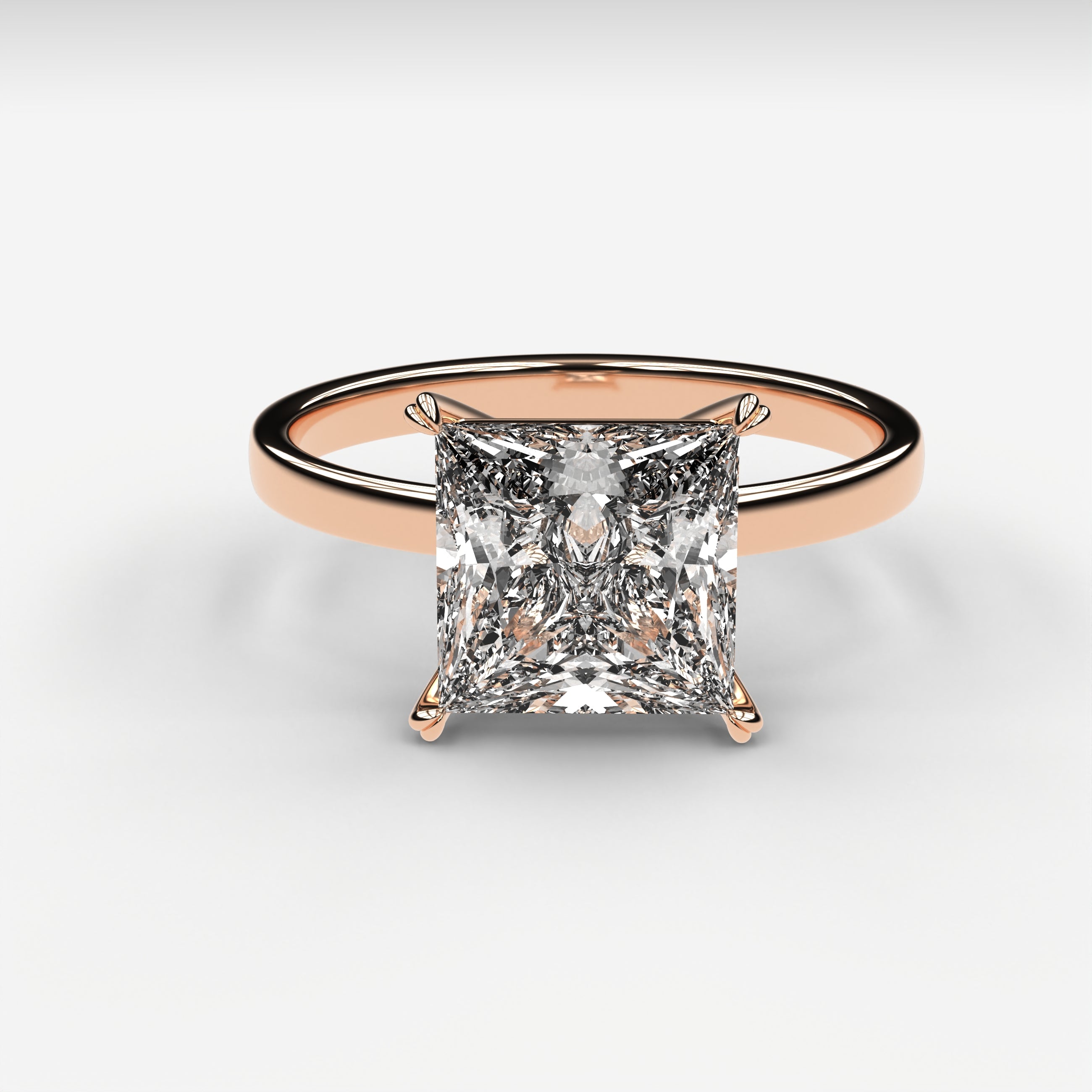 Classic Solitaire Ring - Princess