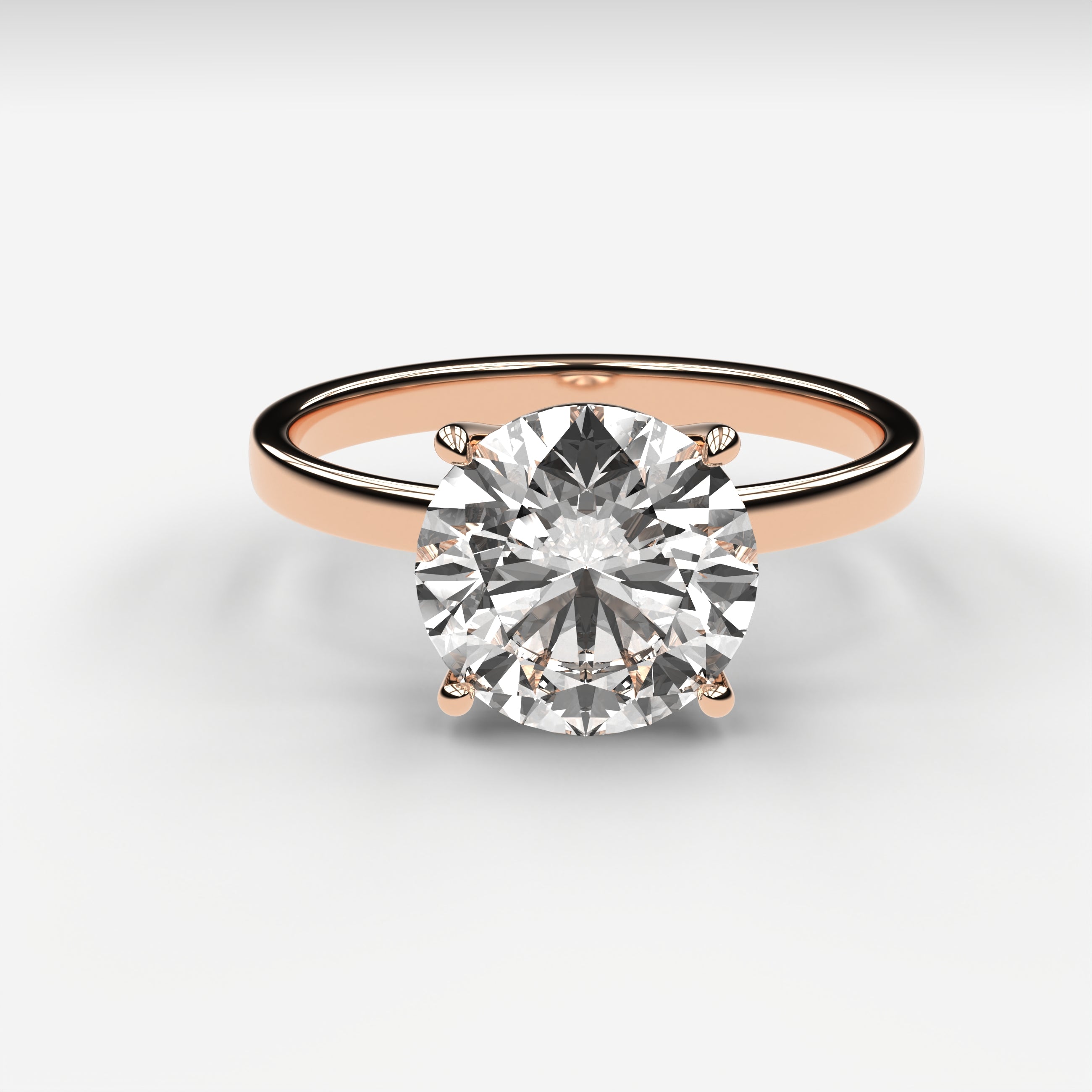 Classic Solitaire Ring - Round