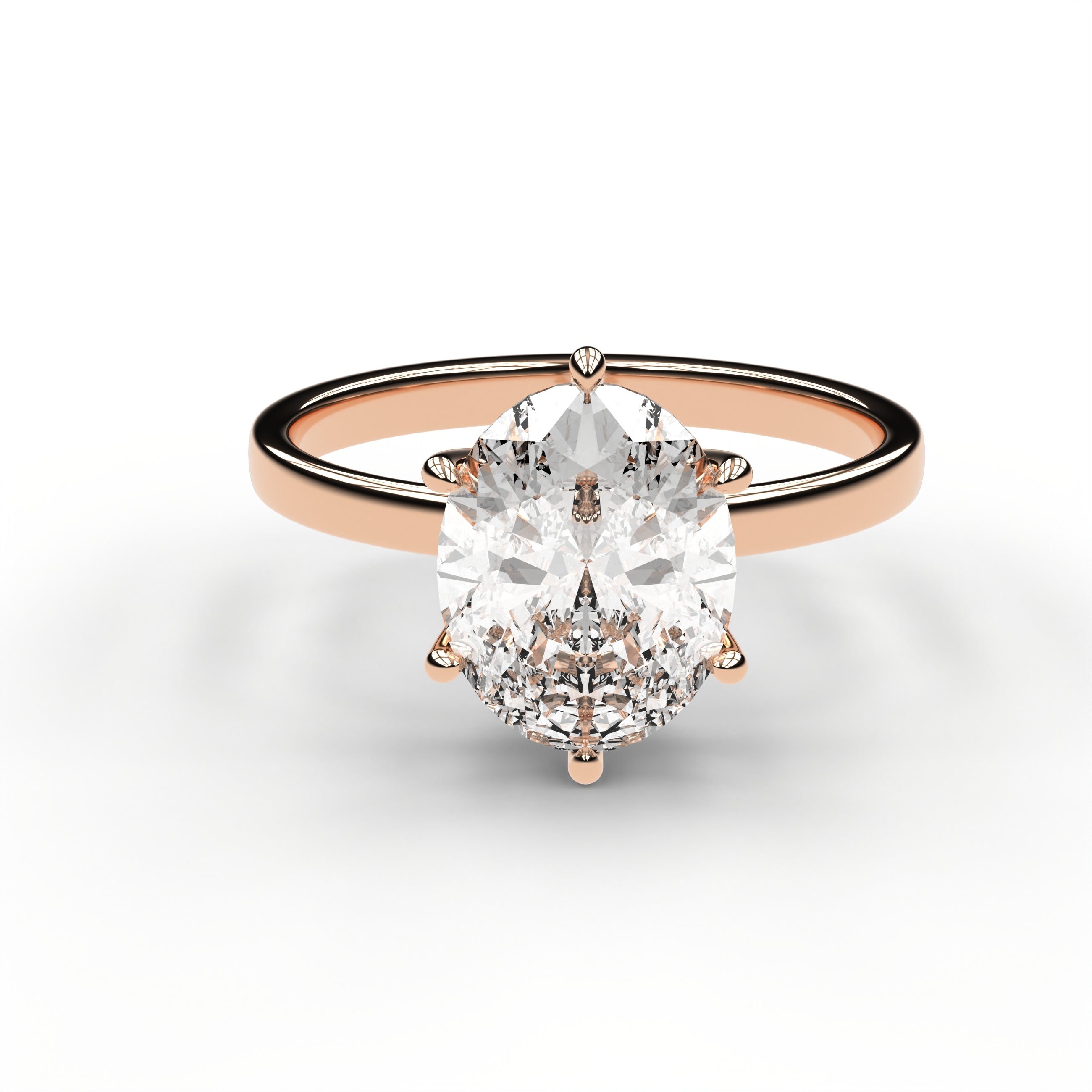 Classic Solitaire Ring - Oval