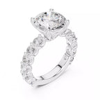 Eternity Solitaire Ring - Cushion