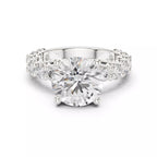 Eternity Solitaire Ring - Cushion