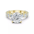 Eternity Solitaire Ring - Cushion