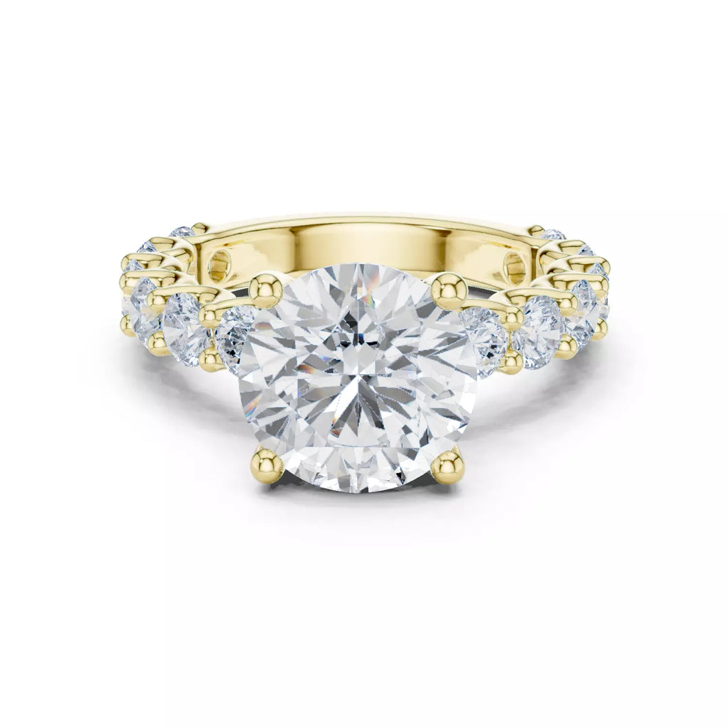Eternity Solitaire Ring - Round