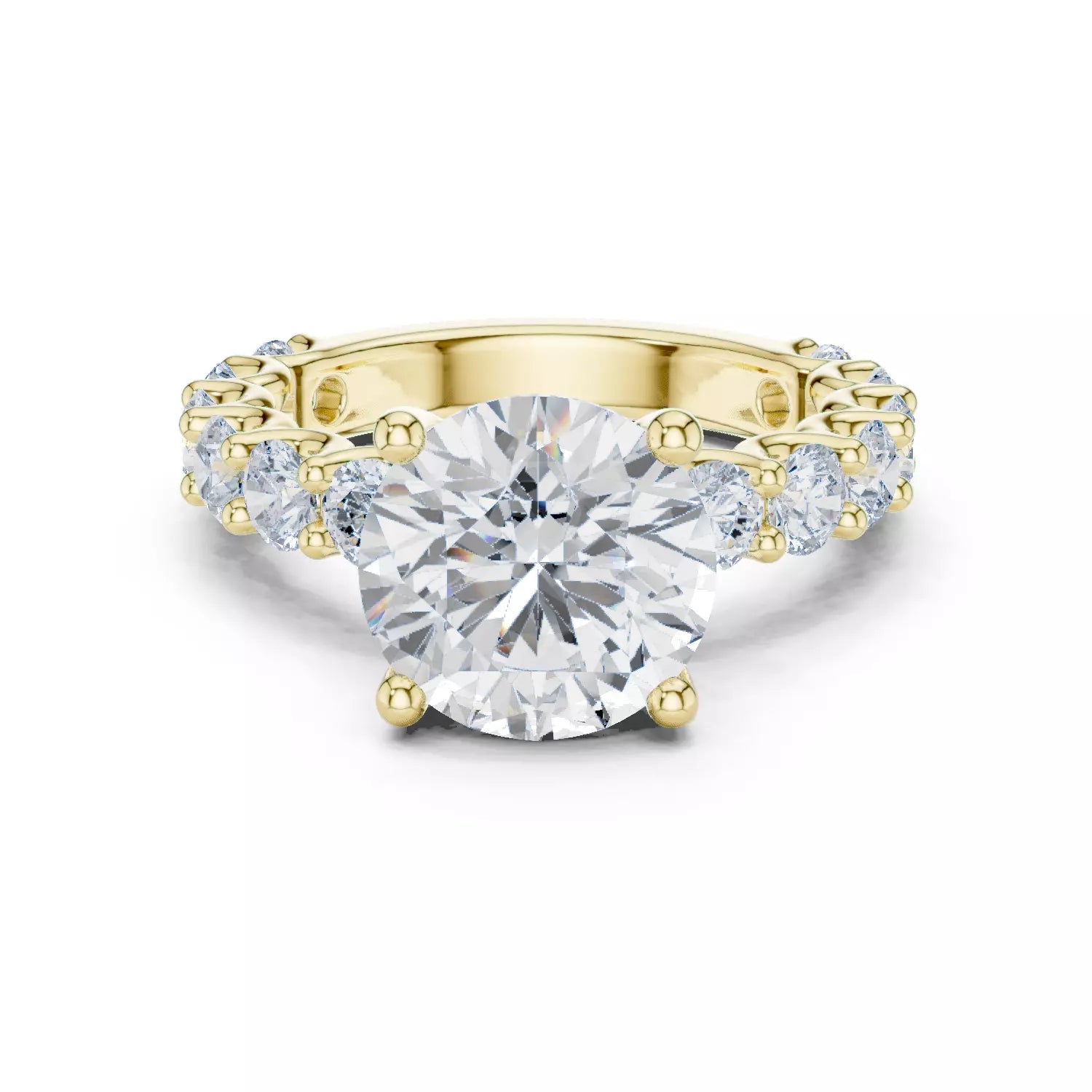 Eternity Solitaire Ring - Round