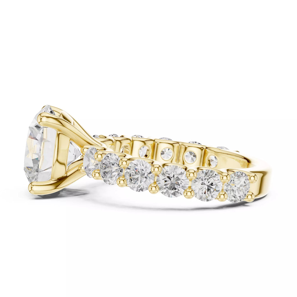 Eternity Solitaire Ring - Cushion