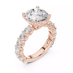 Eternity Solitaire Ring - Round