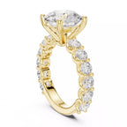 Eternity Solitaire Ring - Cushion