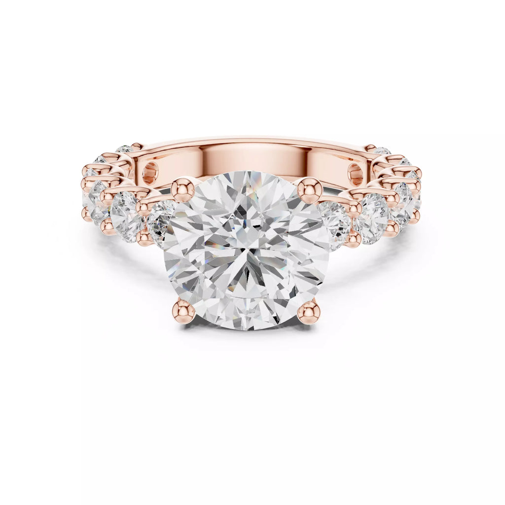 Eternity Solitaire Ring - Cushion