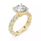 Eternity Solitaire Ring - Cushion