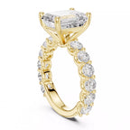 Eternity Solitaire Ring - Emerald cut