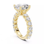 Eternity Solitaire Ring - Oval