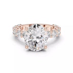Eternity Solitaire Ring - Oval