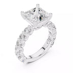 Eternity Solitaire Ring - Princess