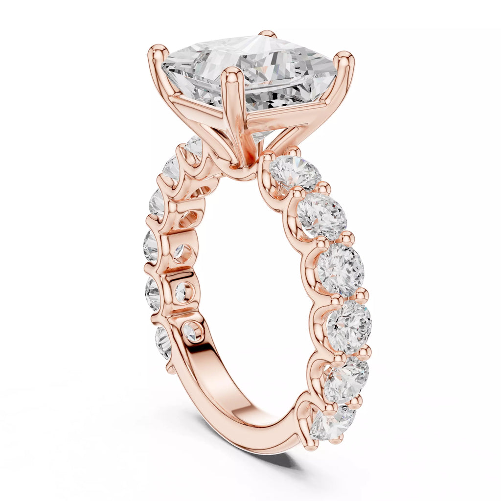 Eternity Solitaire Ring - Princess