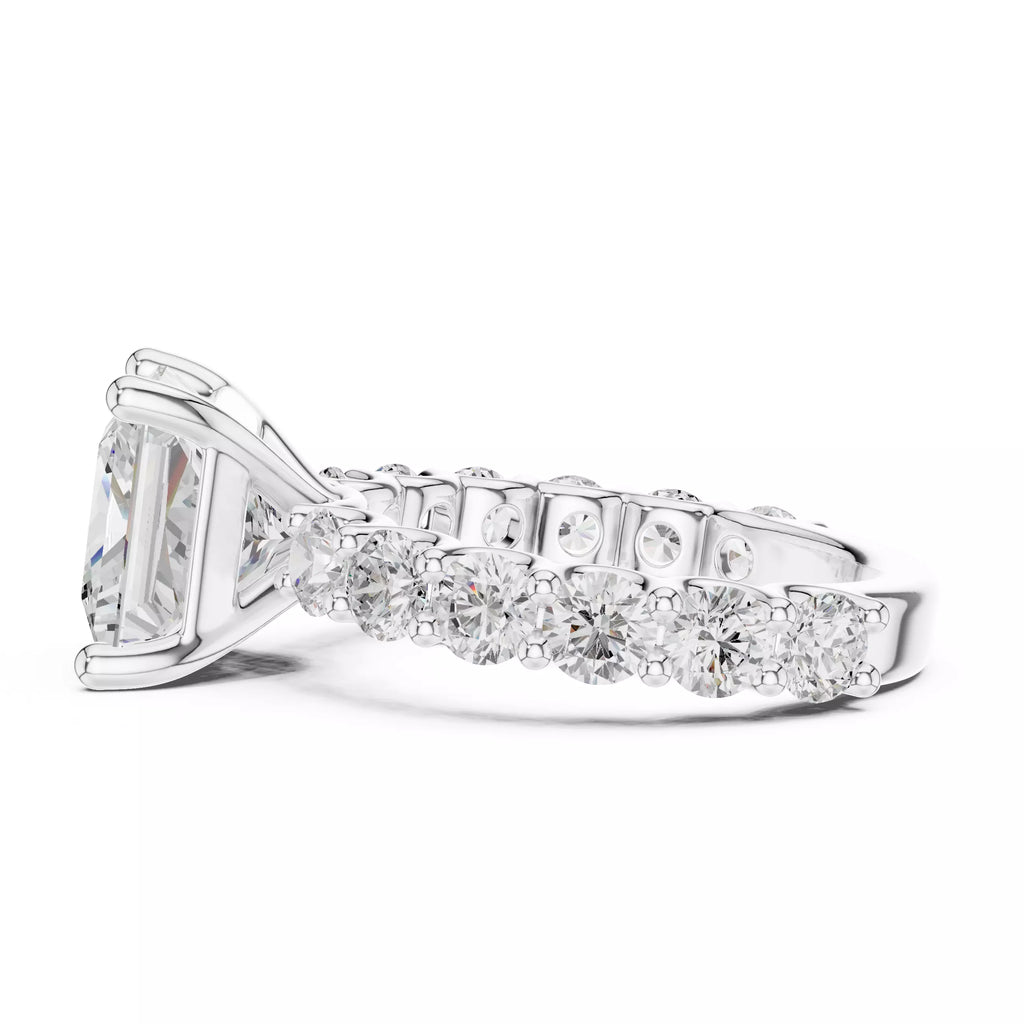 Eternity Solitaire Ring - Princess