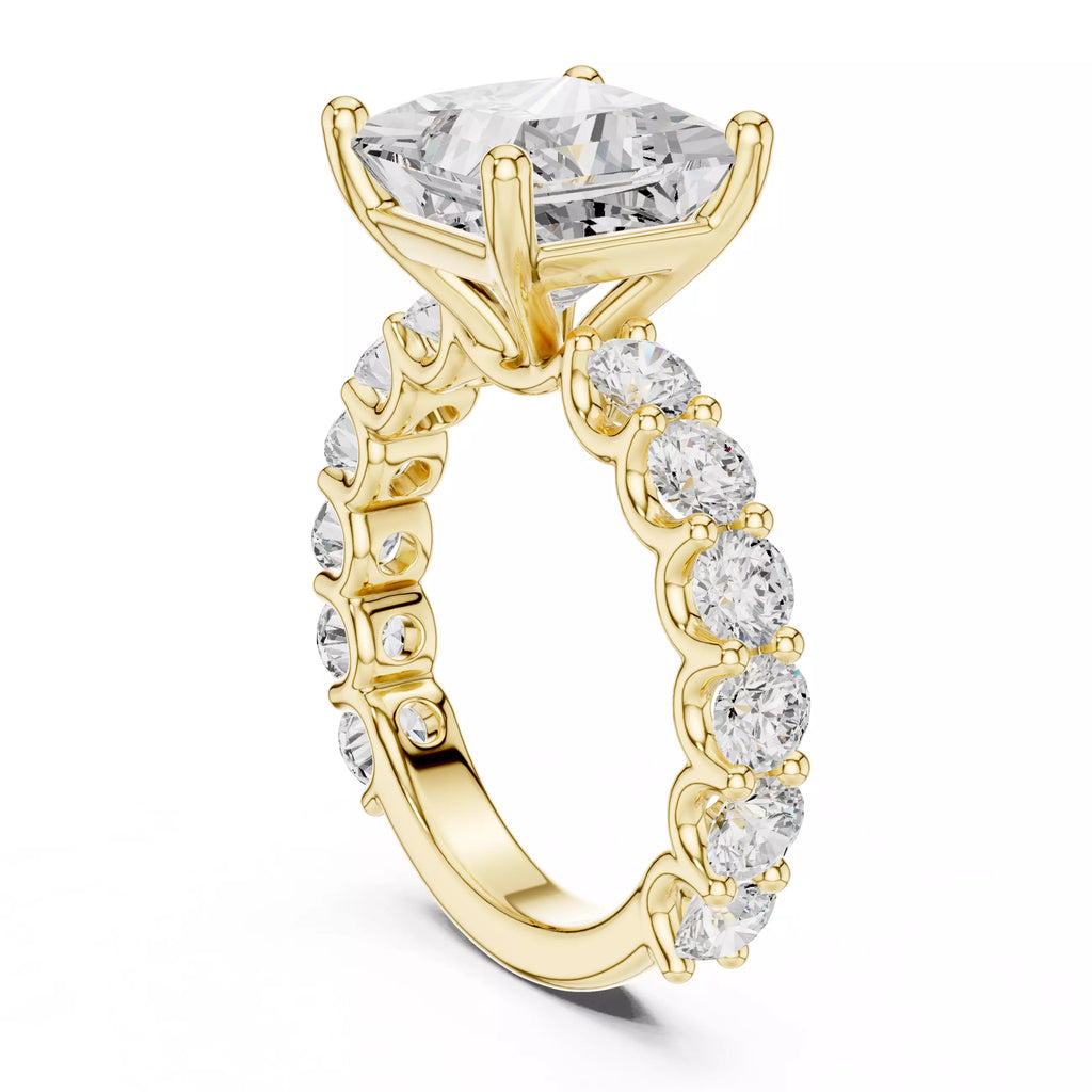 Eternity Solitaire Ring - Princess