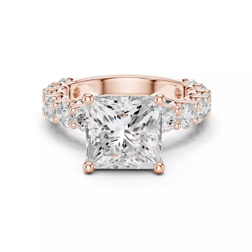 Eternity Solitaire Ring - Princess