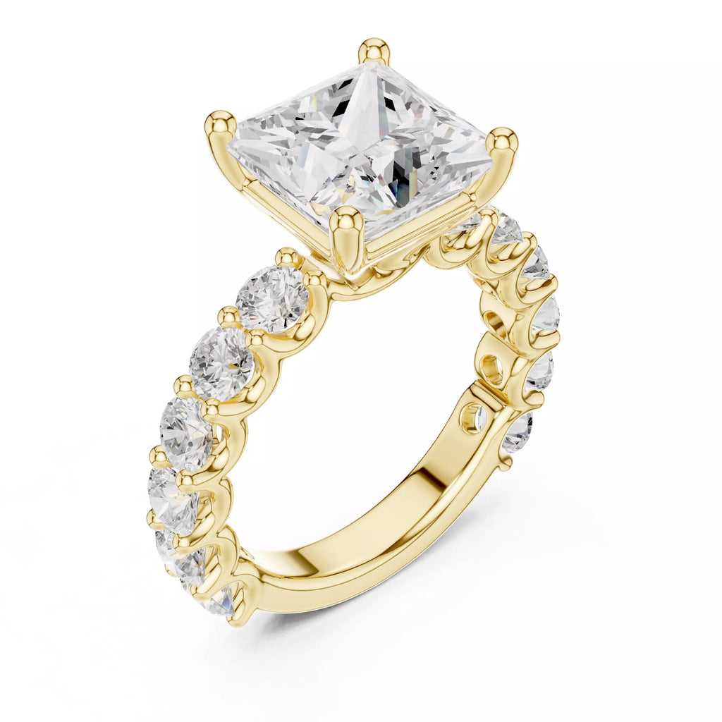 Eternity Solitaire Ring - Princess