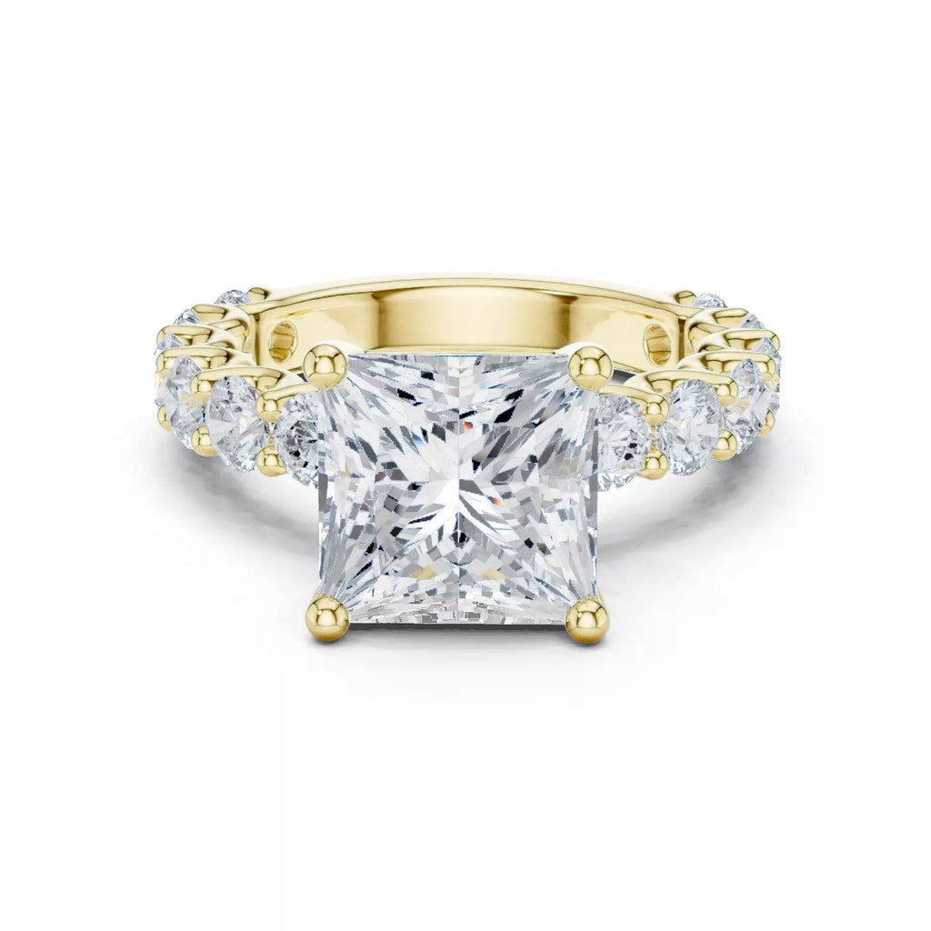 Eternity Solitaire Ring - Princess
