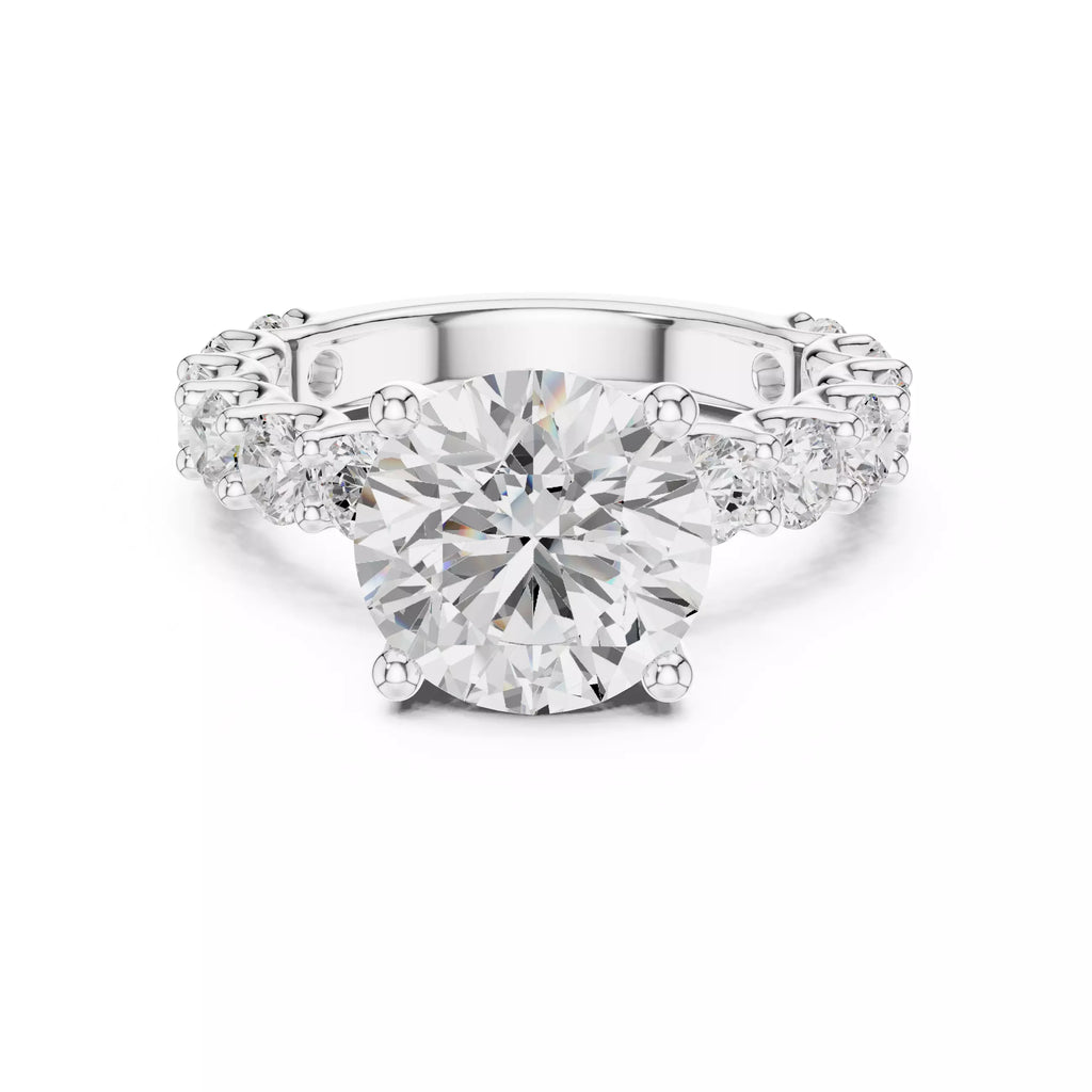 Eternity Solitaire Ring - Round