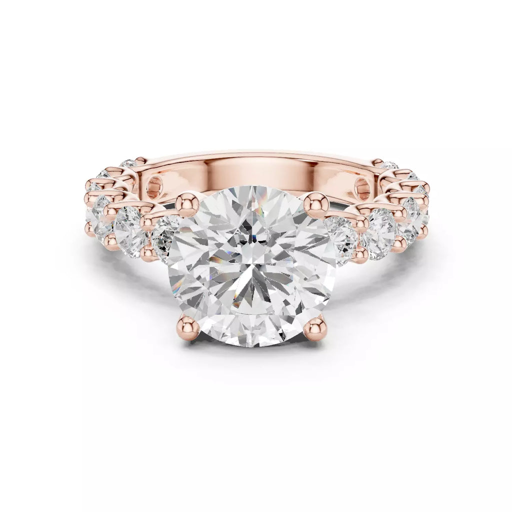 Eternity Solitaire Ring - Round