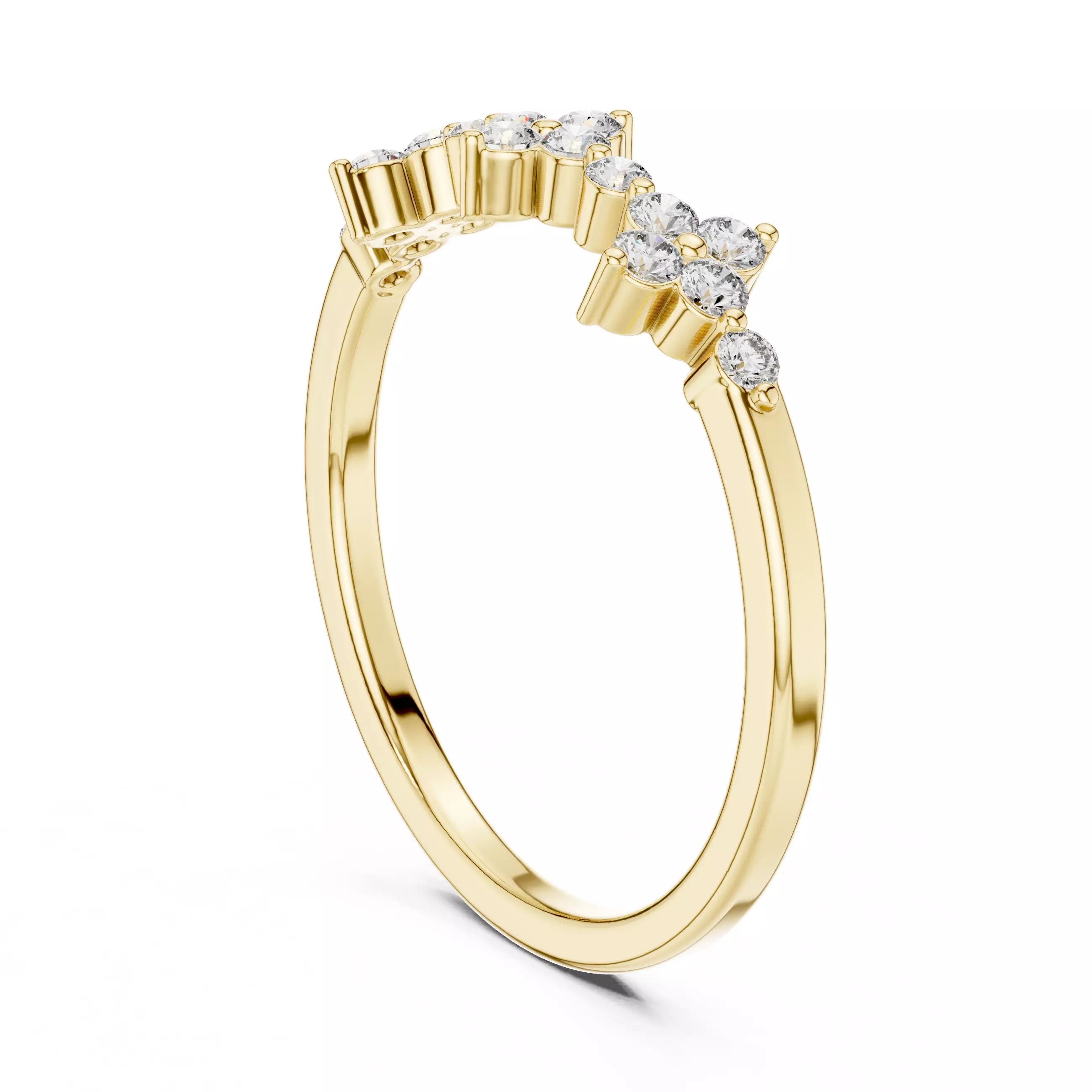 Floral Cluster Ring
