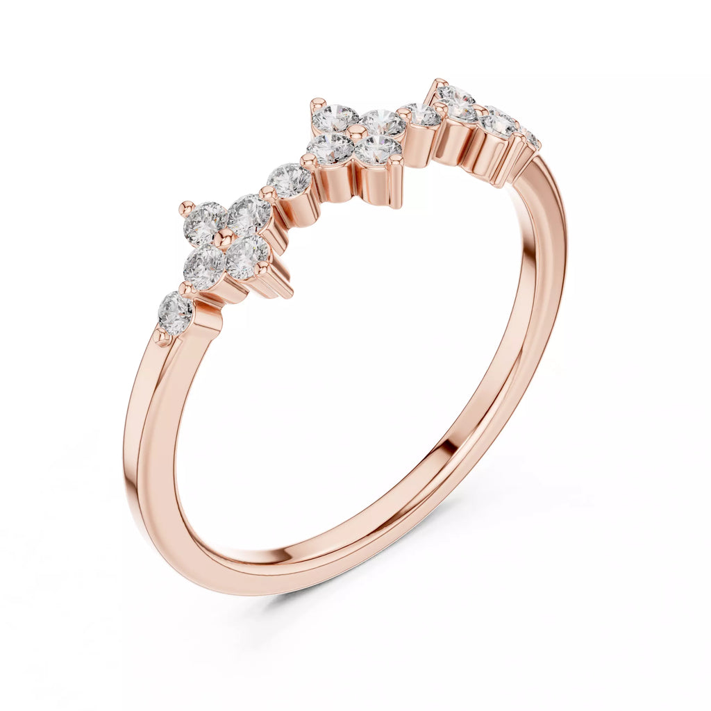 Floral Cluster Ring