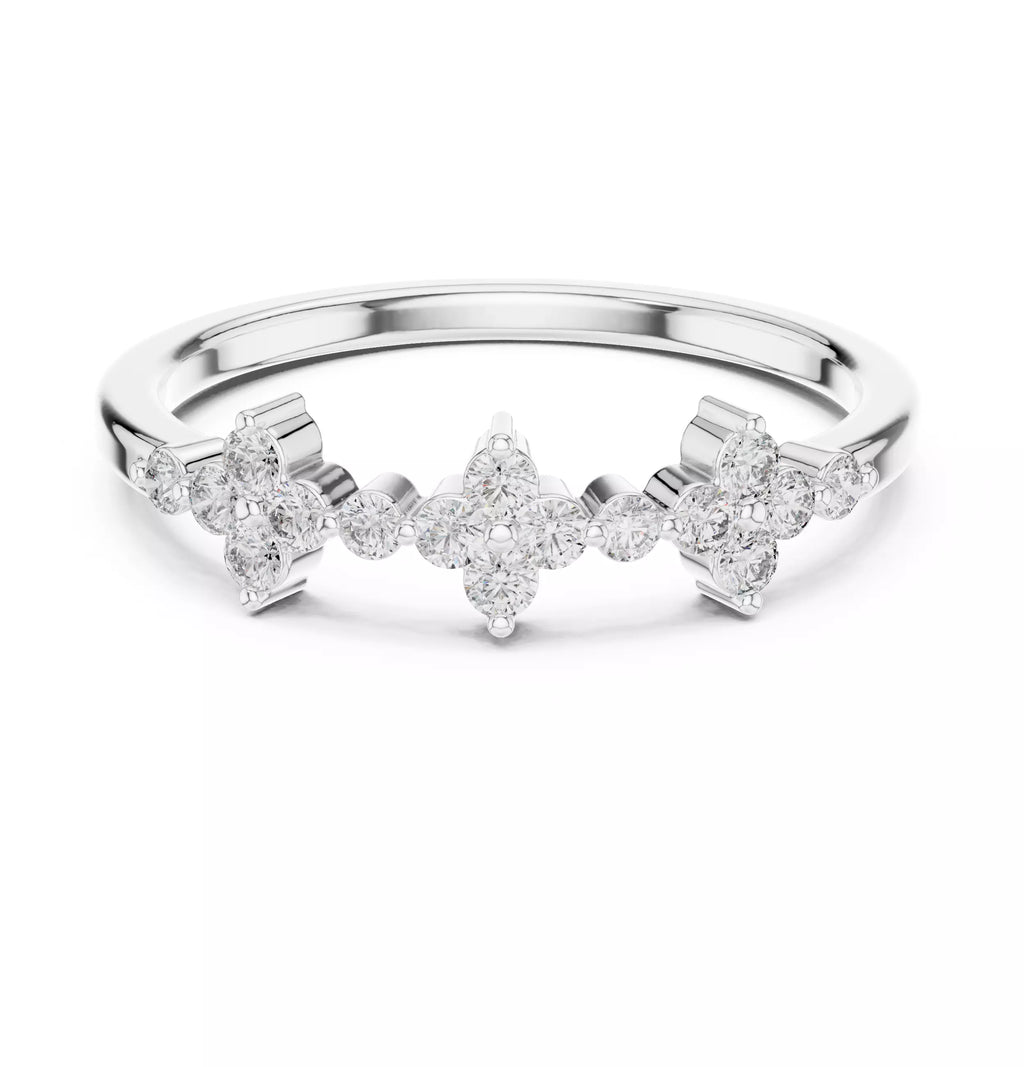 Floral Cluster Ring