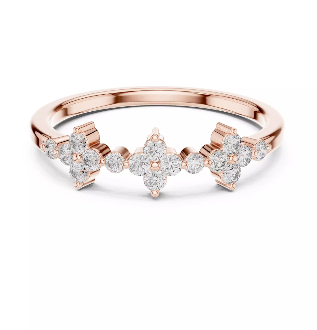 Floral Cluster Ring
