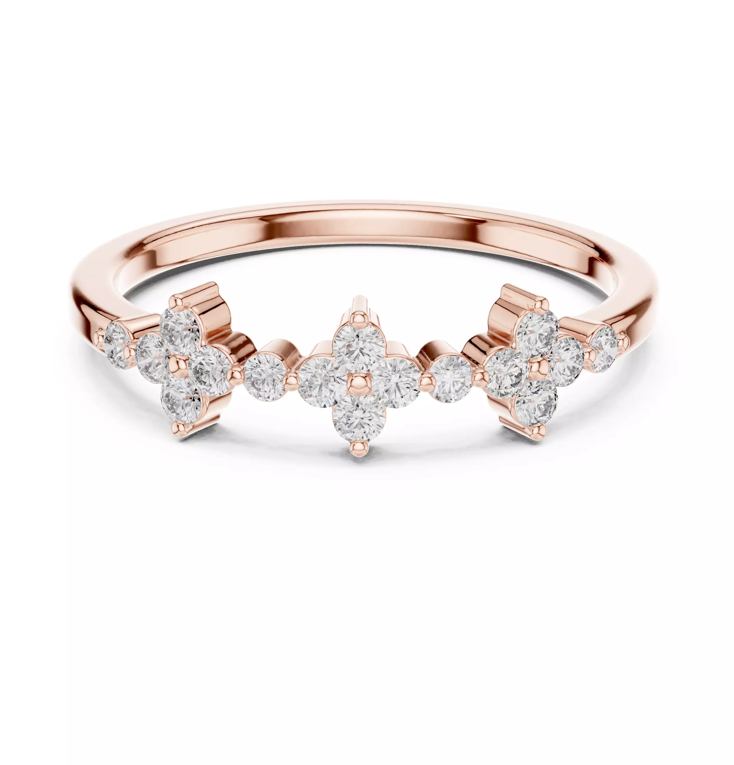 Floral Cluster Ring
