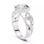 Lovers Detail Cathedral Ring - Round