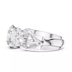 Lovers Detail Cathedral Ring - Round
