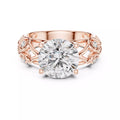 Lovers Detail Cathedral Ring - Round