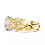 Lovers Detail Cathedral Ring - Round