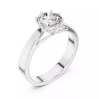 Petal Set Cathedral Ring - Round