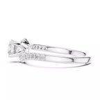 Pavé Bypass Ring - Round