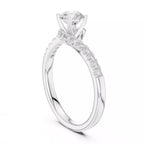 Pavé Bypass Ring - Round