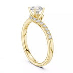 Pavé Bypass Ring - Round