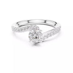 Pavé Bypass Ring - Round