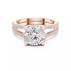 Pavé Split Shank Ring - Round